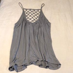 Cute strapy back v-neck tank